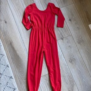 Alice & Ames Red Jumpsuit- Size 7